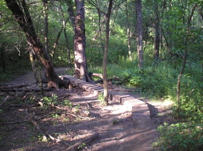 Slatted Bridge on Intermediate Level Trail