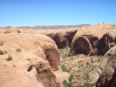 Moab Utah Mountain Biking View of Joe's Valley